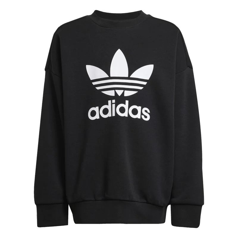 Adidas Adidas Loose Crew Set Black Youth/Baby Jogger Suits For Kids
