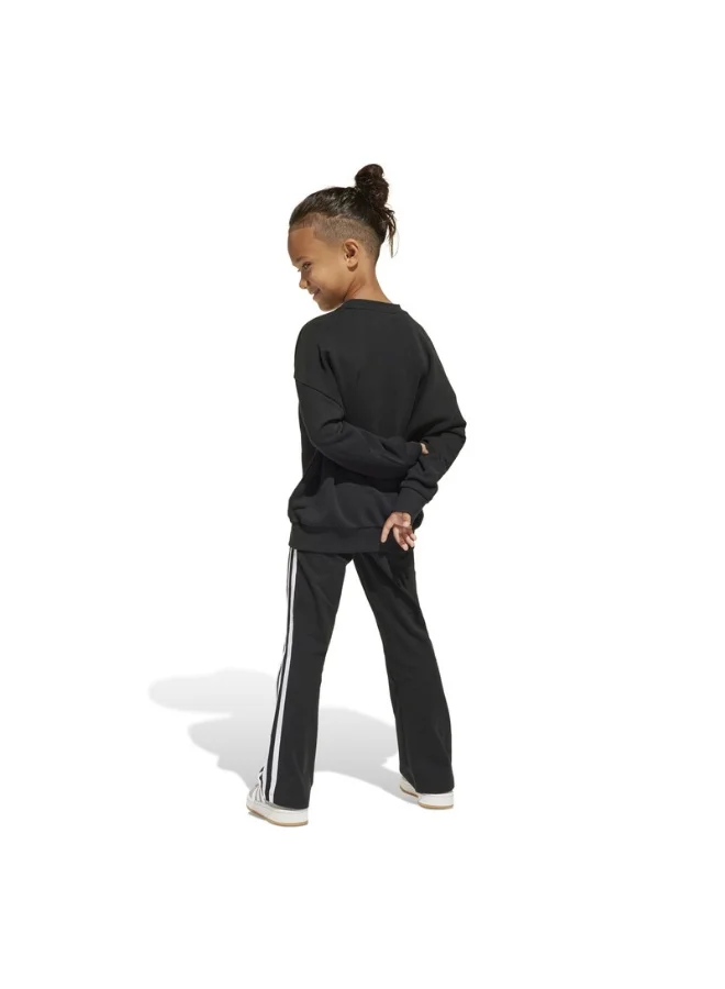 Adidas Adidas Loose Crew Set Black Youth/Baby Jogger Suits For Kids