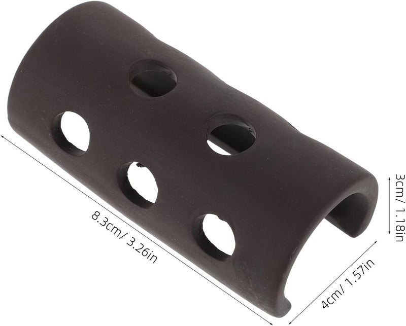 Aquarium Shrimp Hideout and Fish Shelter Ceramic Cave Small Holes for Breeding and Hiding Multi-Functional Fish Tank Ornament for Betta and Shrimp Habitat - Image 2