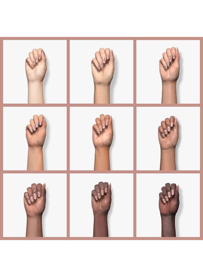 GAOY Jelly Nude Pink Gel Nail Polish, 16ml Sheer Natural Brown Translucent Color 1302 UV Light Cure Gel Polish for Nail Art DIY Manicure and Pedicure at Home - Image 4