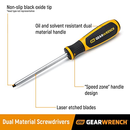 GEARWRENCH T10 x 60mm Mini Torx Dual Material Screwdriver - 80042H - Image 2