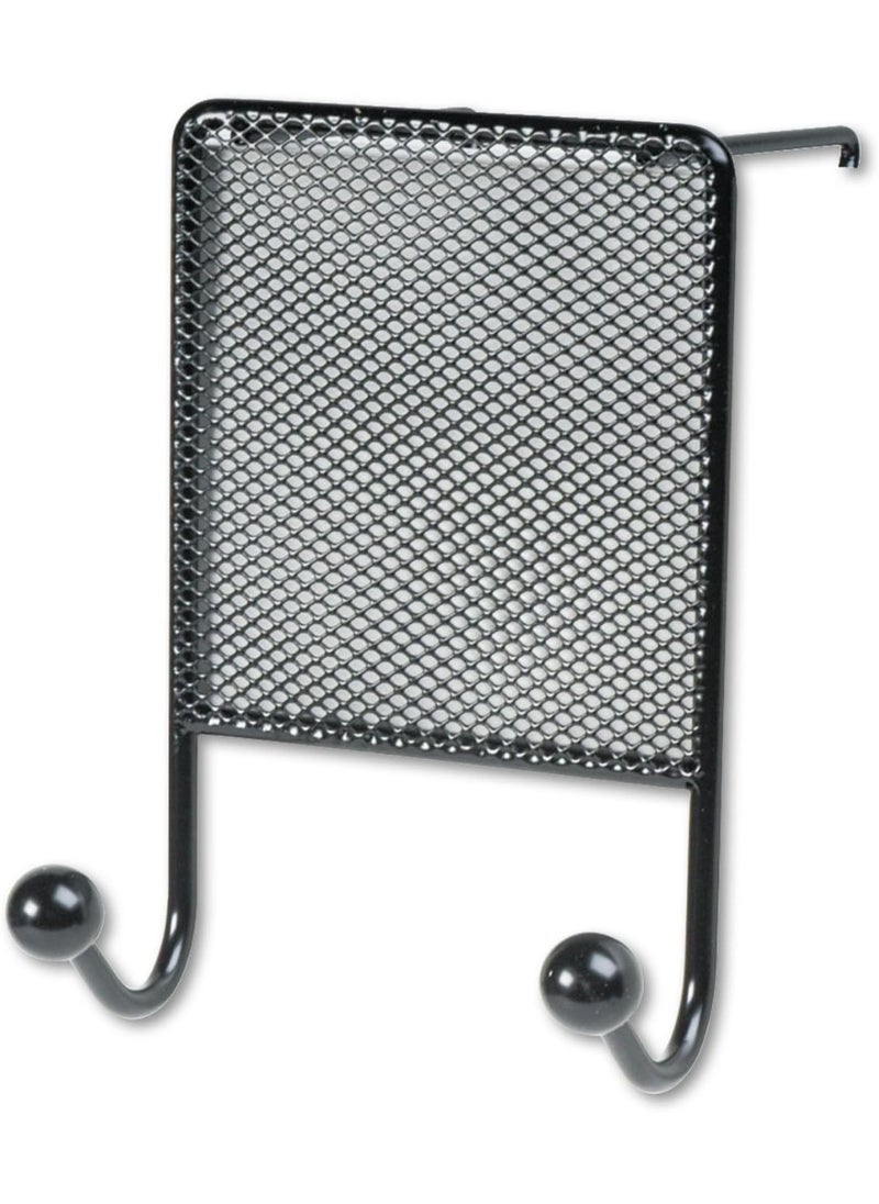 Fellowes Mesh Partition Additions Double Coat Hook, Black (75903)