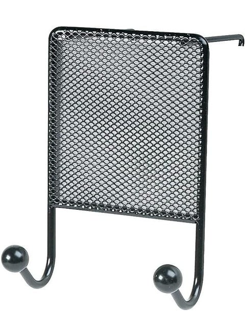 Fellowes Mesh Partition Additions Double Coat Hook, Black (75903)