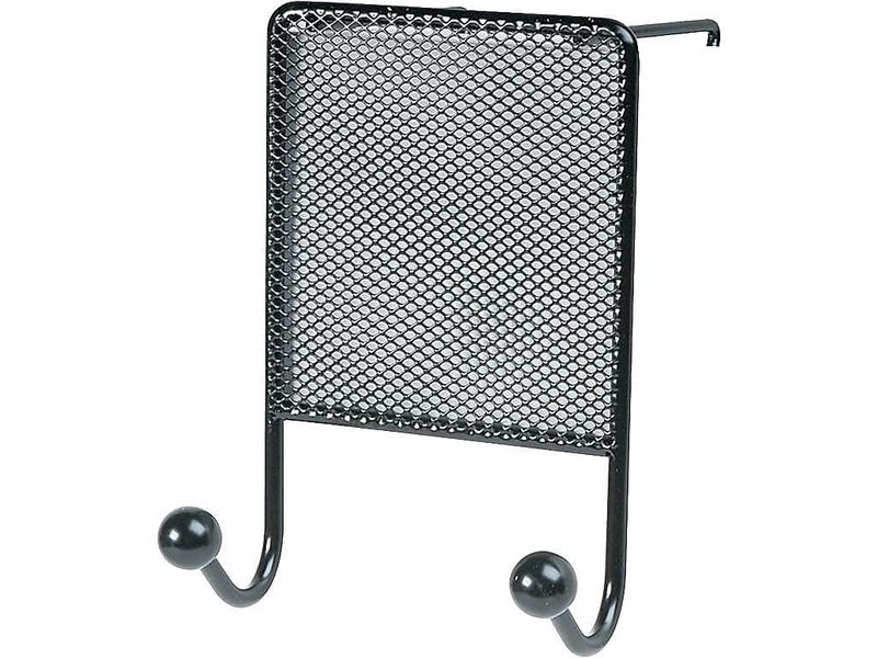 Fellowes Mesh Partition Additions Double Coat Hook, Black (75903) - Image 2