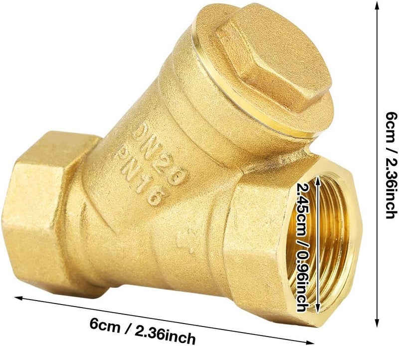 Brass Filter Valve Connection in the Form of Y Fishing Brass, Brass, - Image 3