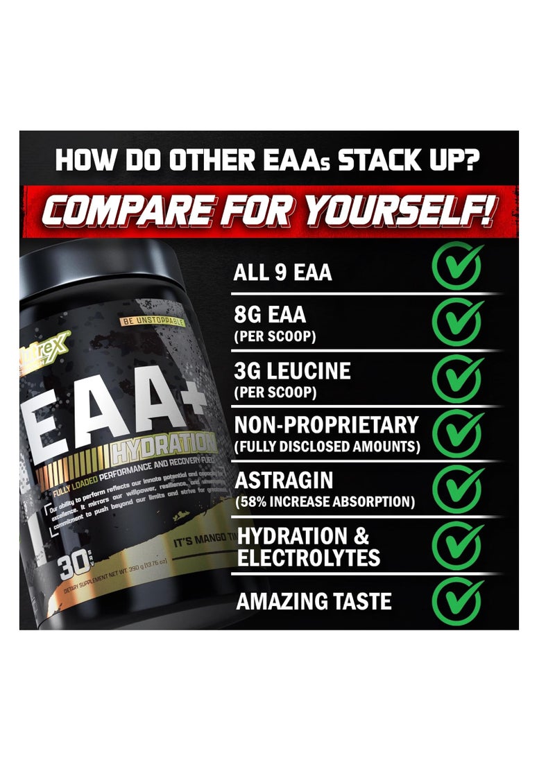 Nutrex Research - EAA+ Hydration 30 Serving Blood Orange 390g - Image 1