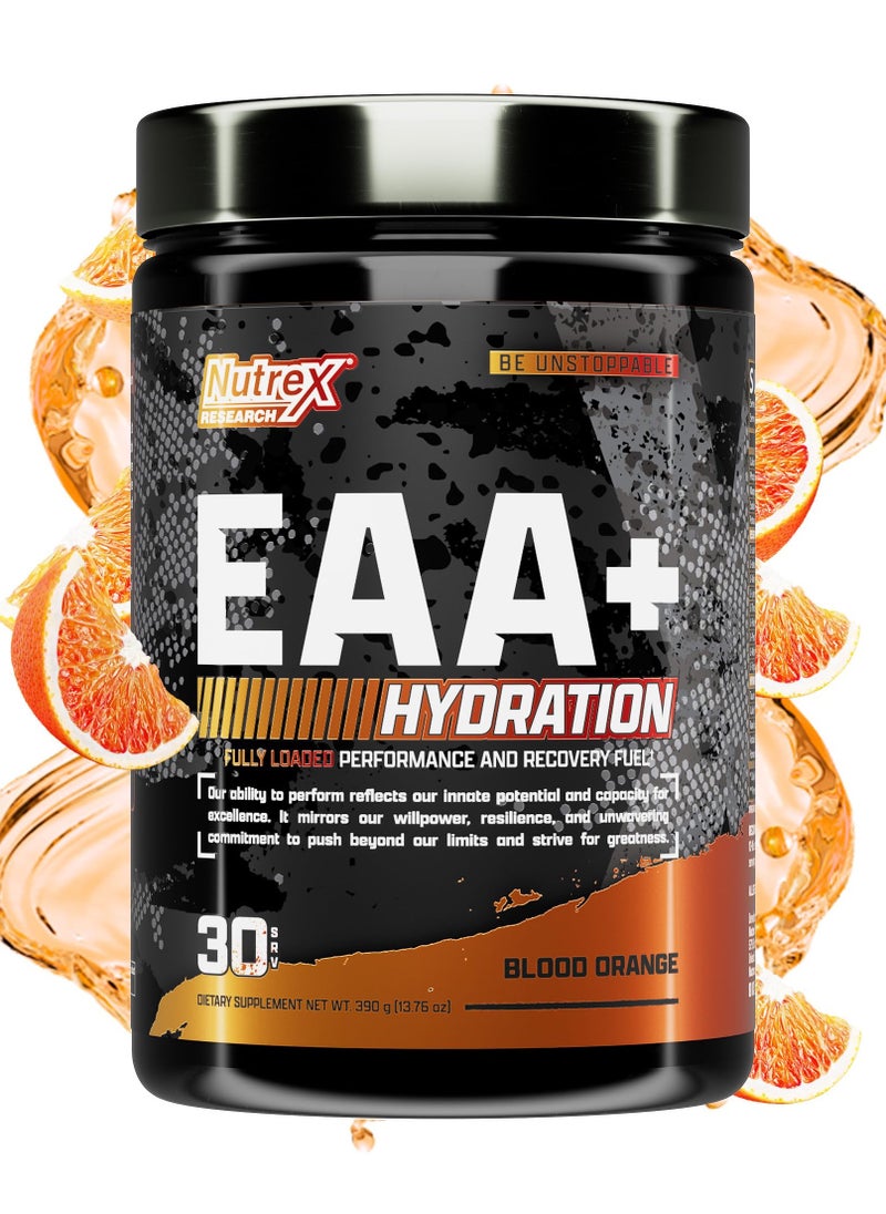 Nutrex Research - EAA+ Hydration 30 Serving Blood Orange 390g - Image 1