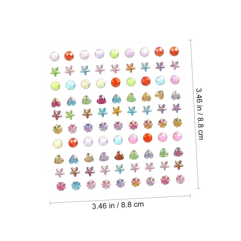 7 Sheet Self-adhesive Rhinestone Stickers for Eye Makeup and Decorations - Image 2