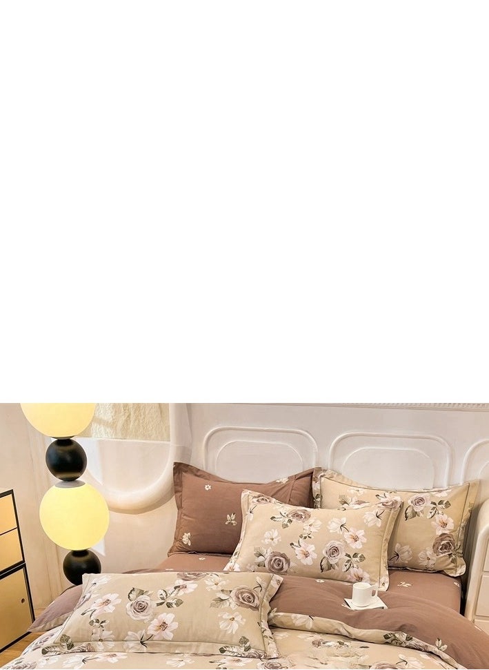 Generic Bed Sheet Style — French High-End 60 Thread Pure Cotton Embroidered Bedding Four Piece Set  - Image 3