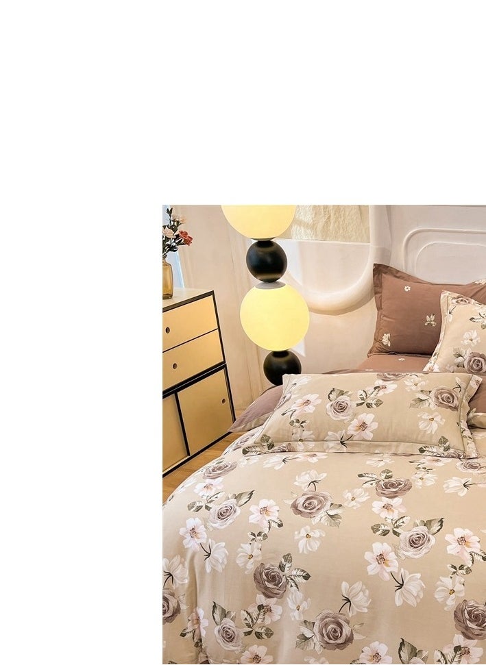 Generic Bed Sheet Style — French High-End 60 Thread Pure Cotton Embroidered Bedding Four Piece Set  - Image 5
