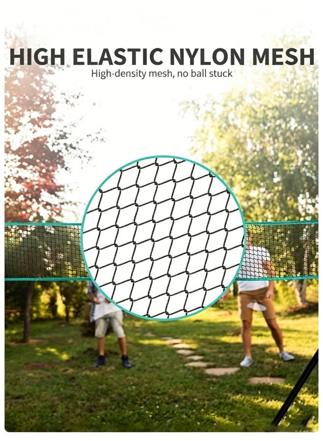 Bukela Badminton Net Set with Badminton Net,2 Rackets, 2 Shuttlecocks,Storage Case,Badminton Set for Indoor & Outdoor Games, Backyard Family Fun,Badminton Rackets Set - Image 5