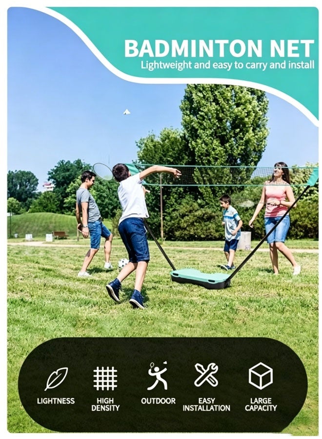 Bukela Badminton Net Set with Badminton Net,2 Rackets, 2 Shuttlecocks,Storage Case,Badminton Set for Indoor & Outdoor Games, Backyard Family Fun,Badminton Rackets Set - Image 4