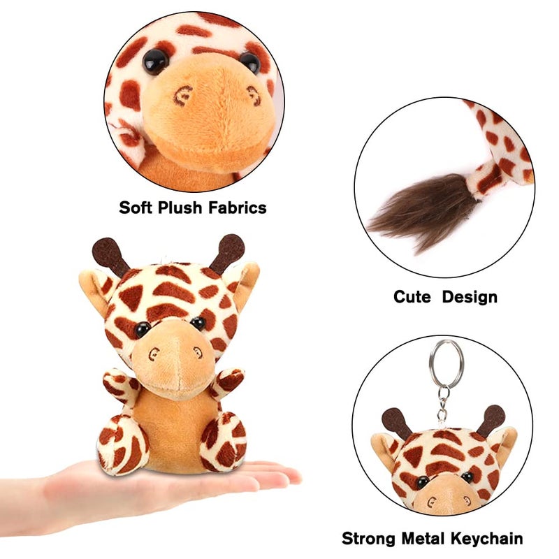 YUJUN 6pc Easter Eggs with Plush Animal Toys, Mini Stuffed Animals for Kids Party Favors, Basket Stuffers & Egg Fillers - Image 4
