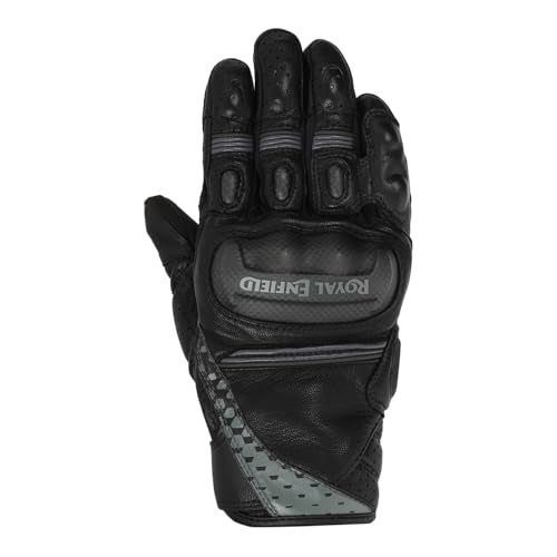 Royal Enfield VAMOS V2 RIDING GLOVES BLACK L 22CM | CE Protection | Material: LEATHER - Image 3