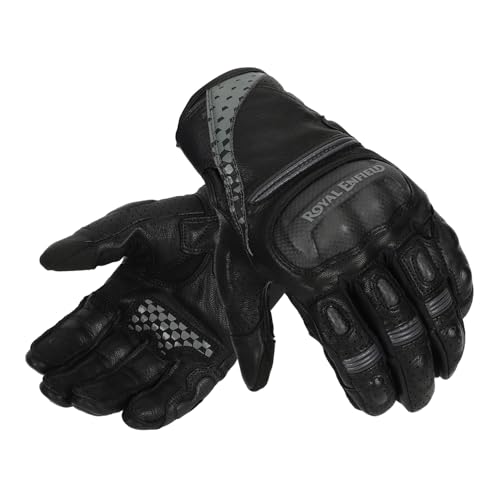 Royal Enfield VAMOS V2 RIDING GLOVES BLACK L 22CM | CE Protection | Material: LEATHER - Image 1