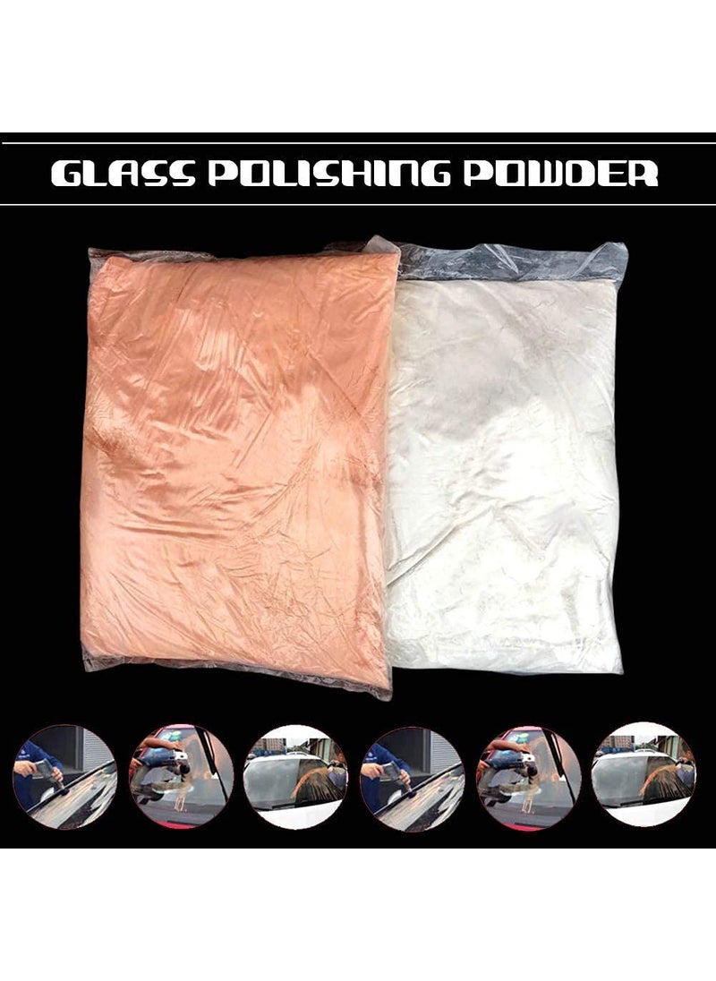 DIY Crafts - DIY Crafts 800 Grm, Off White, Composite Polishing Tero Cerium Oxide Powder Office Ceramic Tiles Windows Mirror Home Office Window Balcony Look Old Glass Cleaning Powder (800 Grm, Off White) - Image 1