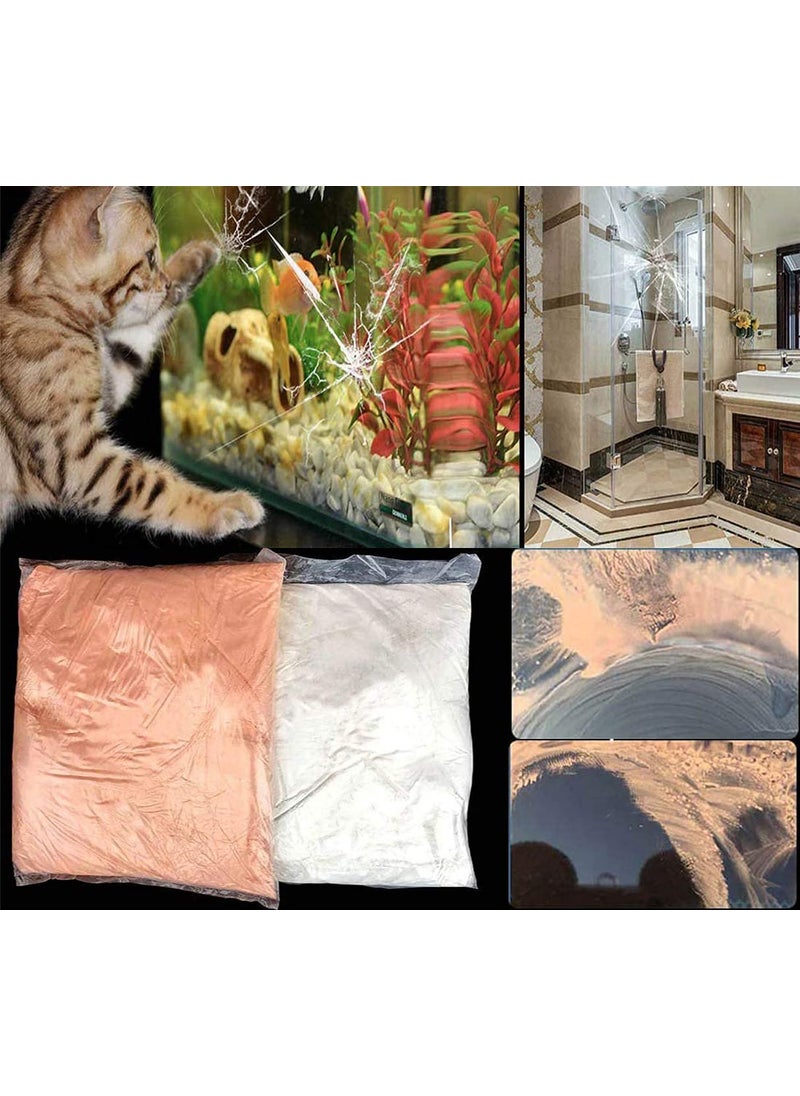 DIY Crafts - DIY Crafts 800 Grm, Off White, Composite Polishing Tero Cerium Oxide Powder Office Ceramic Tiles Windows Mirror Home Office Window Balcony Look Old Glass Cleaning Powder (800 Grm, Off White) - Image 1