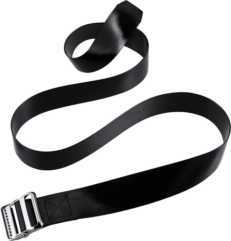 Iywish Vinyl Gait Belt Transfer for 60 Inch Assist Device Safety Occupational Physical Therapy Gate with Metal Buckle Handles Elderly Pediatric Caregiver Nurse Therapist Transfer Gait Belt Standing Aid - Image 1