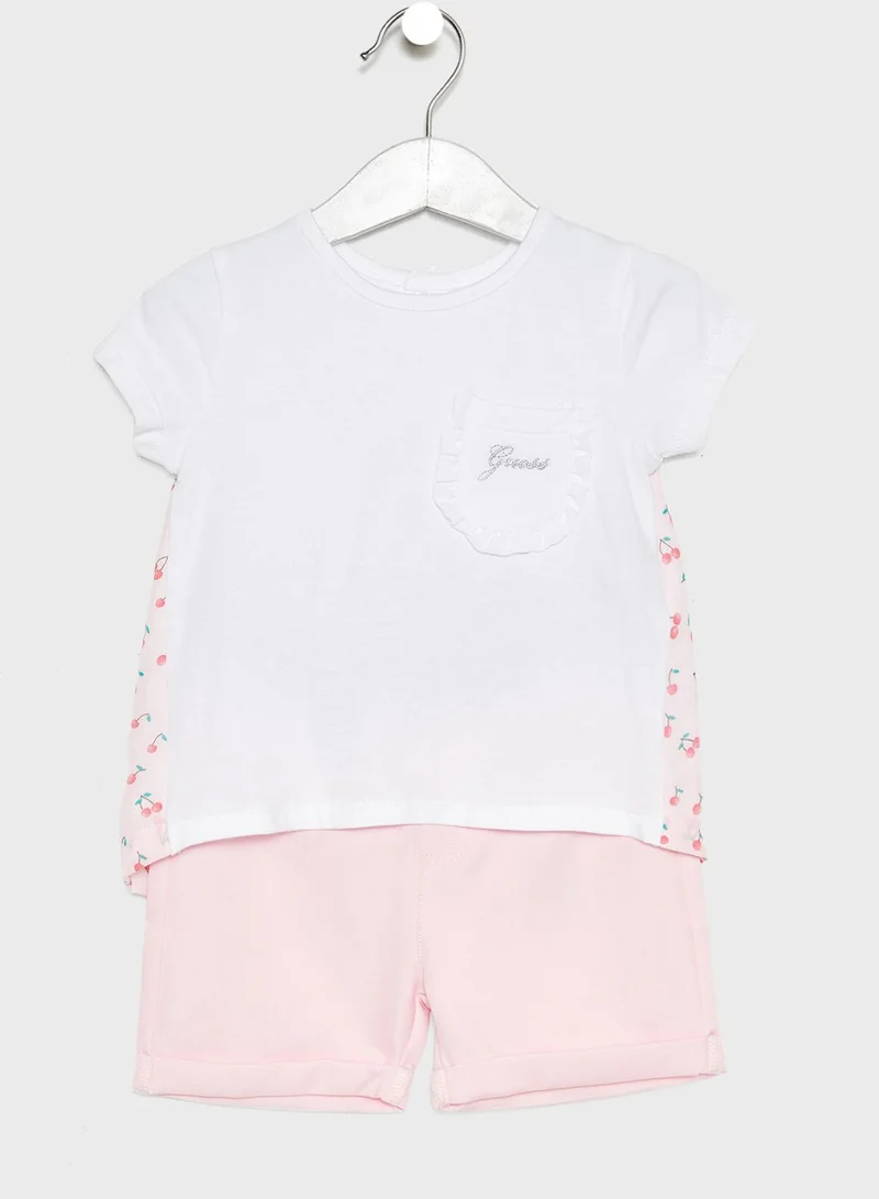 GUESS Infant T-Shirt + Shorts Set