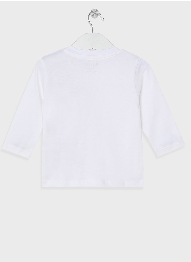 GUESS - Kids Logo Detail Long Sleeve T-Shirt - Image 1