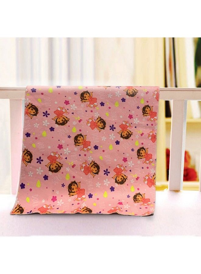 Sassoon Polyester Dora Printed Washable And Waterproof Medium Size Dry Sheet;Bed Protector For Kidsmulti Colored (70 X 100 Cm) - Image 1