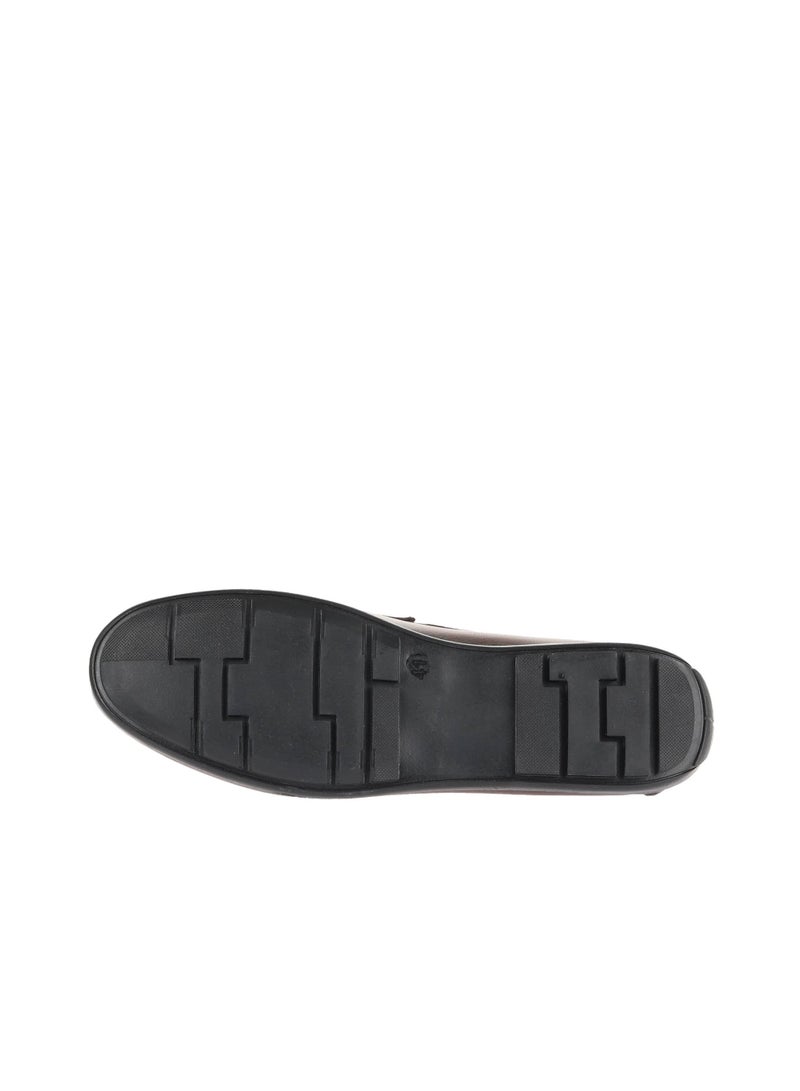 Bueno BUENO Men's Leather Tassel Loafers with Contrast Sole – Elegant Slip-On Moccasins for Everyday and Smart Wear  - Image 5