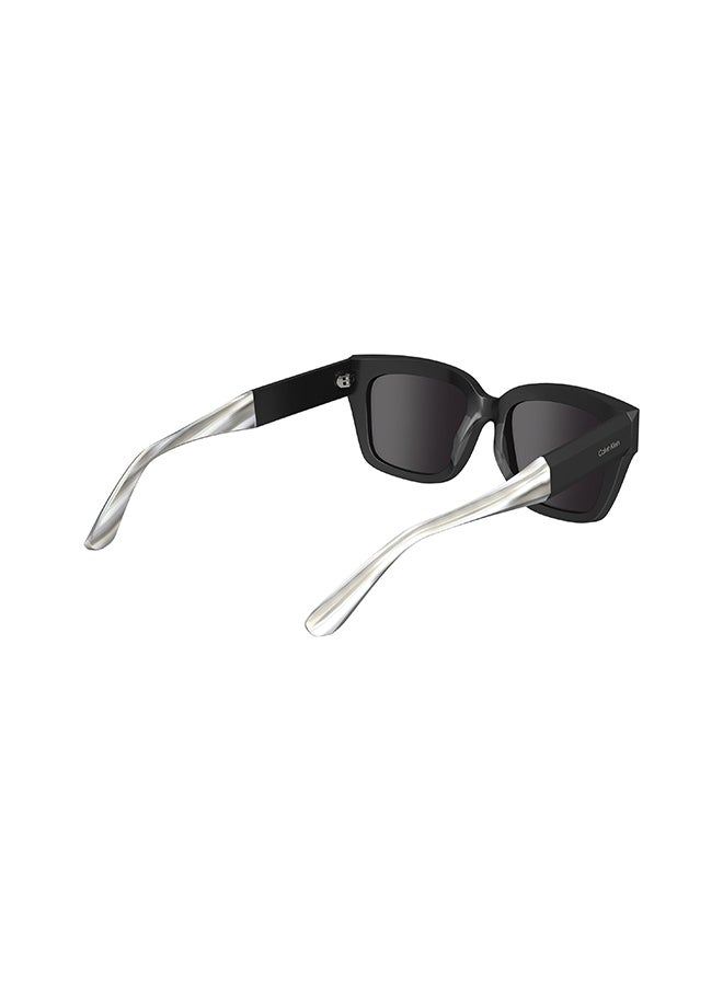 CALVIN KLEIN نظارة شمسية مستطيلة للحماية من الأشعة فوق البنفسجية للنساء - CK23540S-001-5118 - مقاس العدسة: 51 ملم  - Image 5