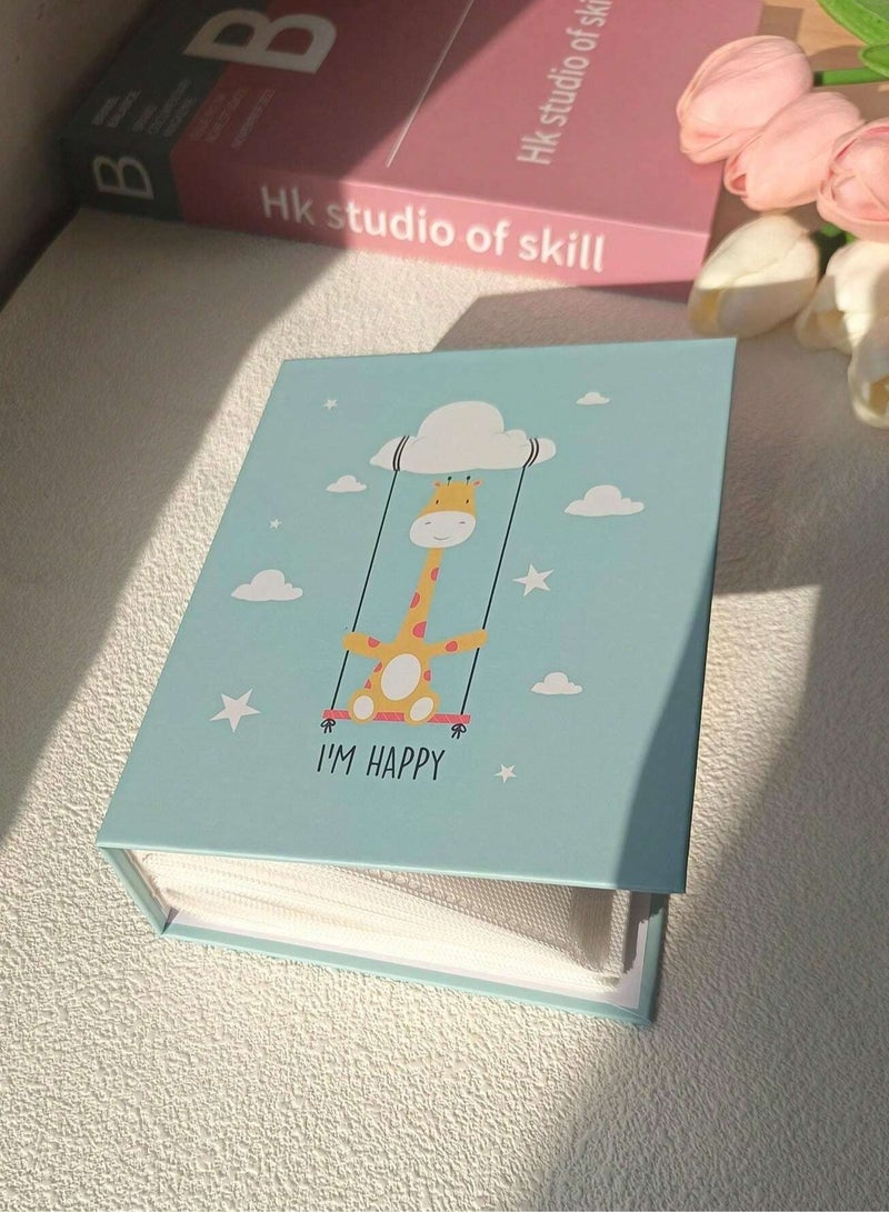 50-Page 100 Photos Memory Album, 6 inch Picture (Blue16.5x12.5x5.3cm) - Image 2