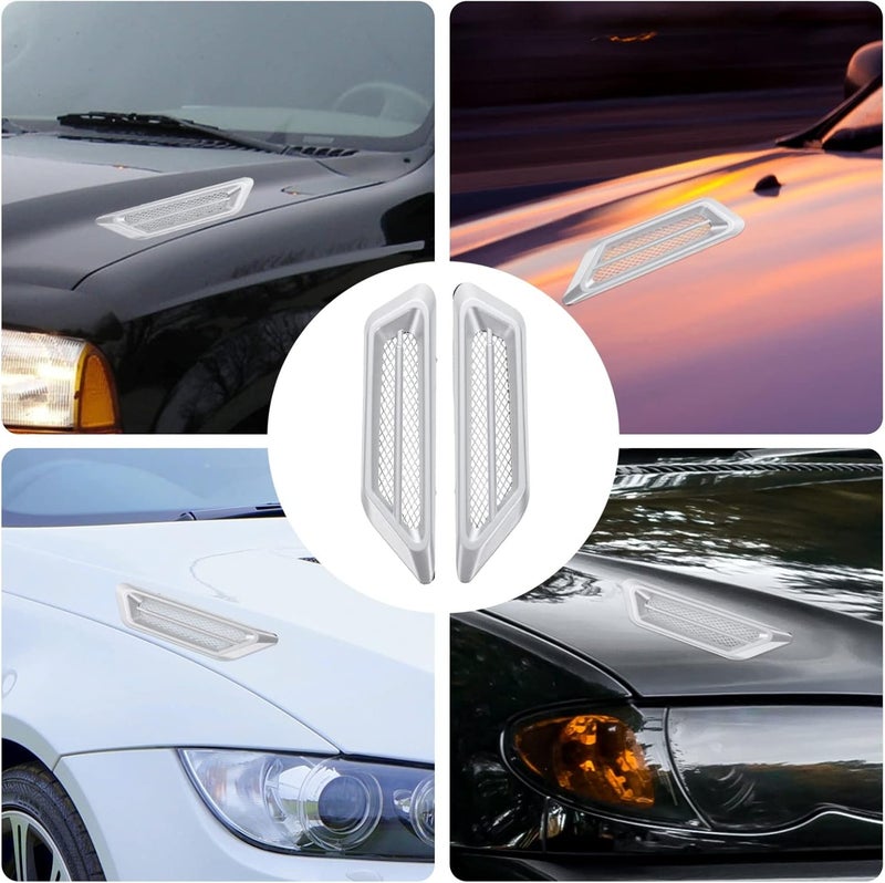 FAVOMOTO 1pair Self-adhesive Car Side Vent Decoration Stylish Decal for Easy Installation Vehicles Non-damaging Adhesion Design - Image 2