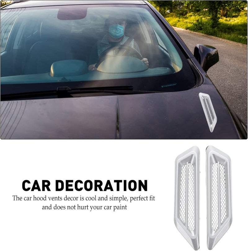 FAVOMOTO 1pair Self-adhesive Car Side Vent Decoration Stylish Decal for Easy Installation Vehicles Non-damaging Adhesion Design - Image 3