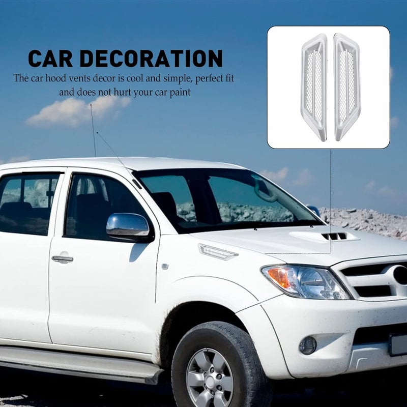 FAVOMOTO 1pair Self-adhesive Car Side Vent Decoration Stylish Decal for Easy Installation Vehicles Non-damaging Adhesion Design - Image 5