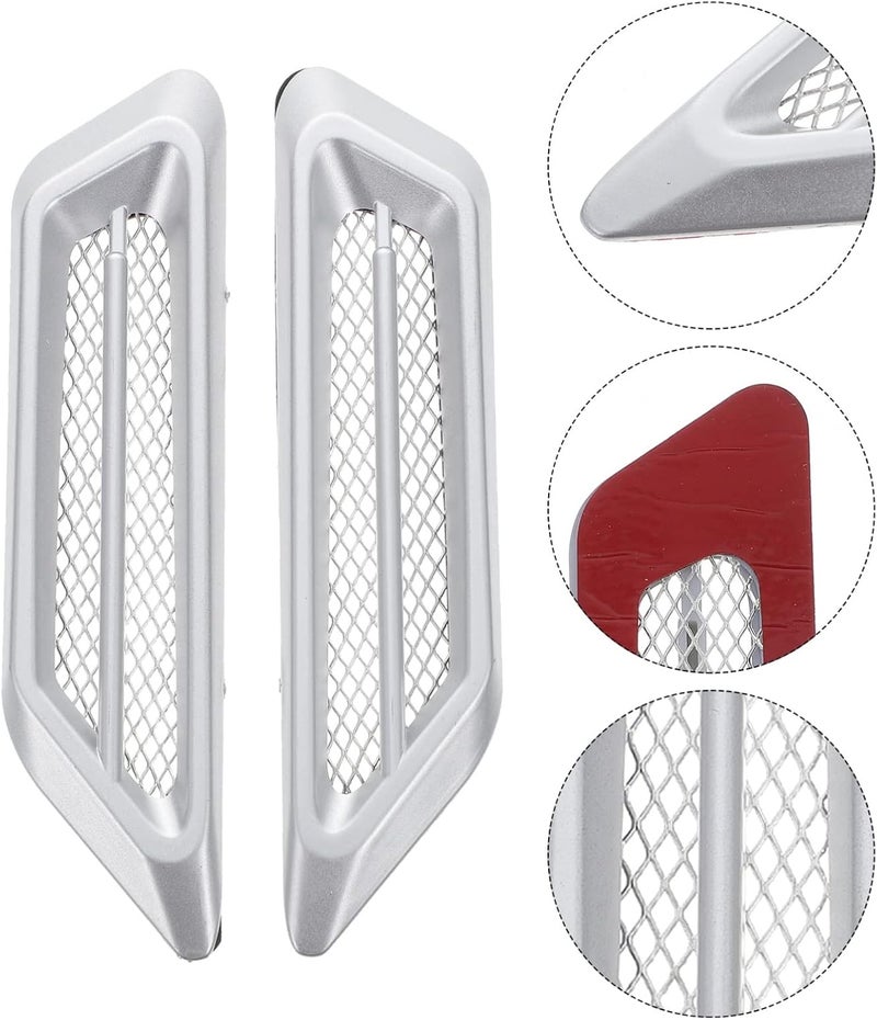 FAVOMOTO 1pair Self-adhesive Car Side Vent Decoration Stylish Decal for Easy Installation Vehicles Non-damaging Adhesion Design - Image 4