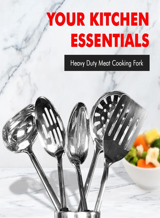 Chef Craft Select Meat Cooking Fork, 12 inch, Stainless Steel - Image 3