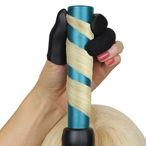 JATAI Heat Shield, Professional High Heat Resistant Finger Protection Guards for Curling & Flat Irons, Wands, Blow Dryers (M/L - Thumb Wider Than 3/4" (2cm), Black, 3 Count - Image 4