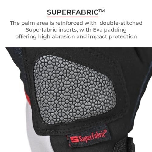 ViaTerra Roost V1 Offroad Trail Bike Riding Gloves | SAS-Tec Level 2 Knuckle Protector | Superior Grip | Mobile Friendly (Chilli Red, XXL) - Image 4