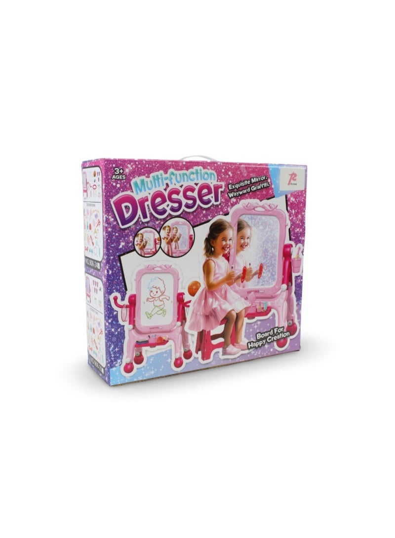 Prime 4-in-1 Multi-function Dresser & Easel Board playset - Image 2