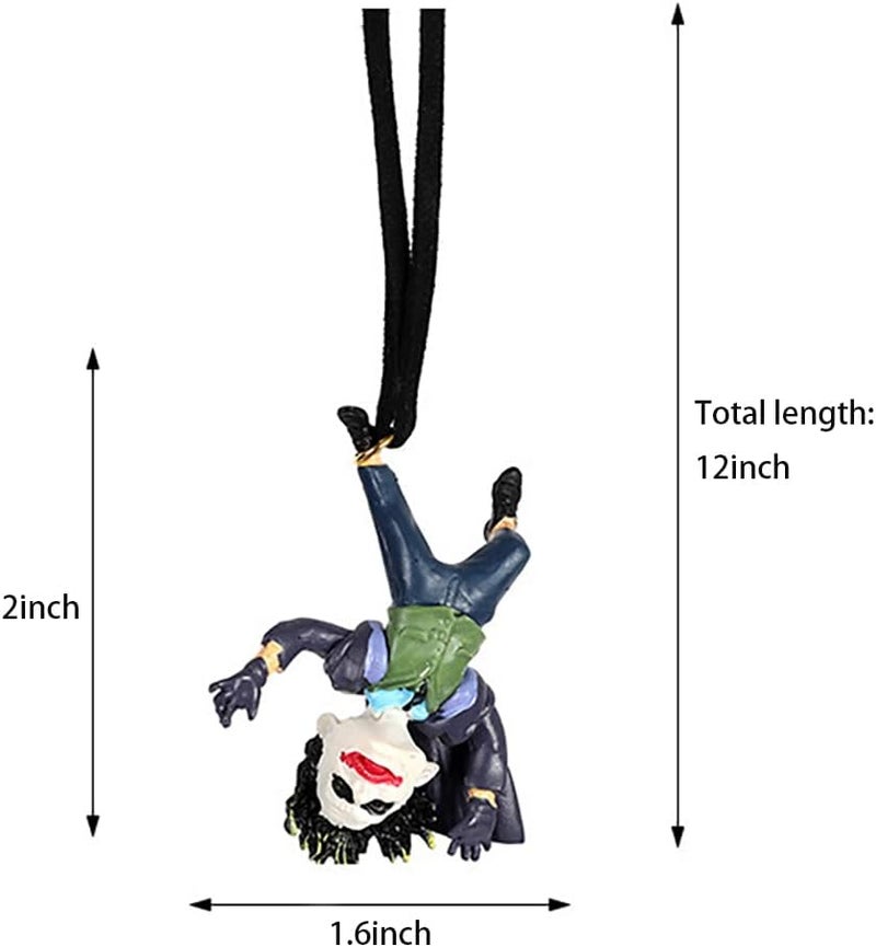 MENGSOOD Car Hanging Ornament, Buffoon Rear View Mirror Pendant Decoration, Gardening Hanging (Clown) - Image 3