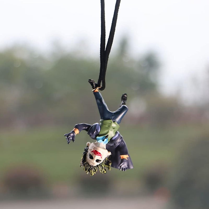 MENGSOOD Car Hanging Ornament, Buffoon Rear View Mirror Pendant Decoration, Gardening Hanging (Clown) - Image 1