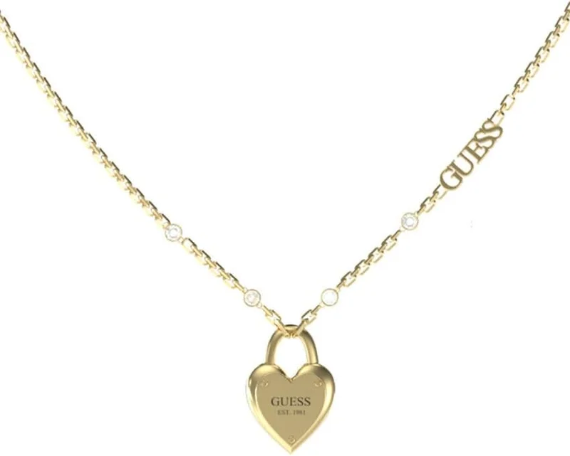 GUESS Pendent Drop Detail Long Necklace
