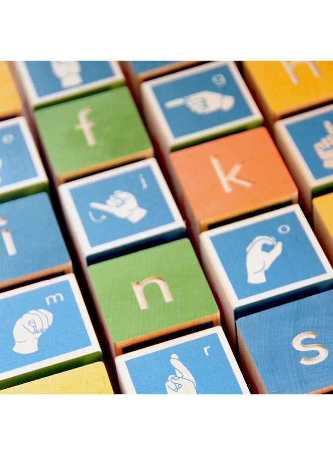 UNCLE GOOSE كتل تعلم لغة الإشارة الأمريكية من أنكل غوس - مجموعة مكونة من 28 قطعة، للأعمار من 2 وما فوق - Image 2