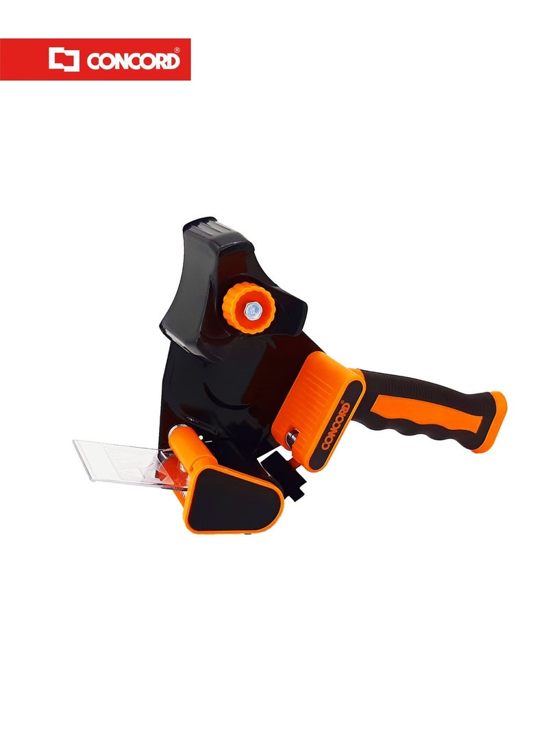 CONCORD Heavy Duty Packing Tape Dispenser 50mm, Handheld Carton Sealing Gun with Sharp Cutter - Image 1