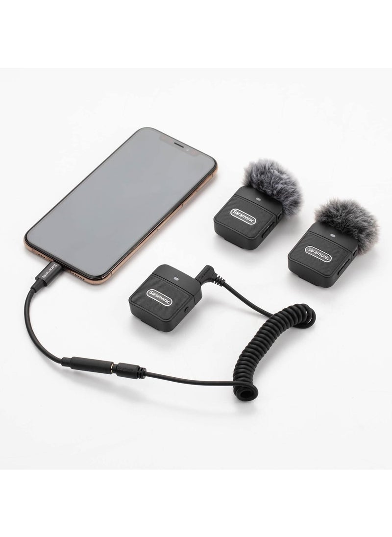 Saramonic Saramonic Blink100 B2 Wireless Lavalier Microphone for Camera Camcorder Smartphone  - Image 2