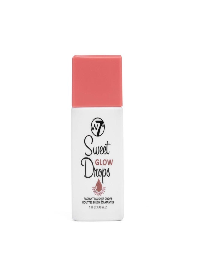 W7 Sweet Glow Drops - Liquid Blusher Drops For Brightened Skin & A Radiant Finish - Image 1