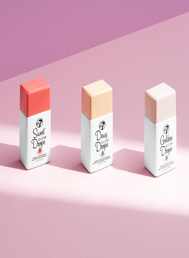 W7 Sweet Glow Drops - Liquid Blusher Drops For Brightened Skin & A Radiant Finish - Image 5