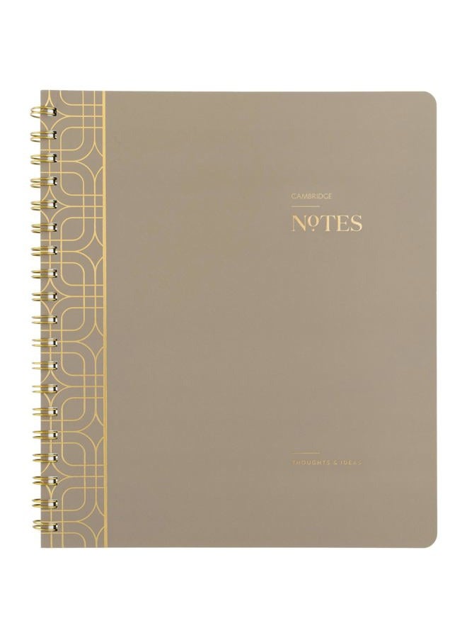 Cambridge WorkStyle Notebook, 8" x 10", Medium, 80 Sheets, Timeless Taupe (WS-407-45) - Image 1