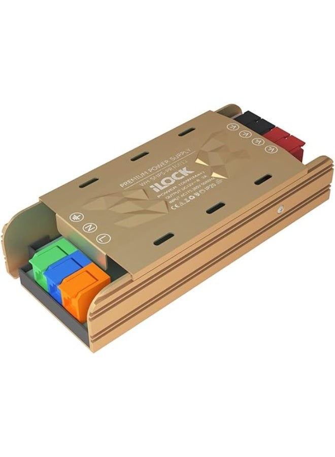 iLOCK Premium LED Power Supply 12V 100W – High Efficiency LED Driver with Overload & Overheat Protection – IP20 - Image 1
