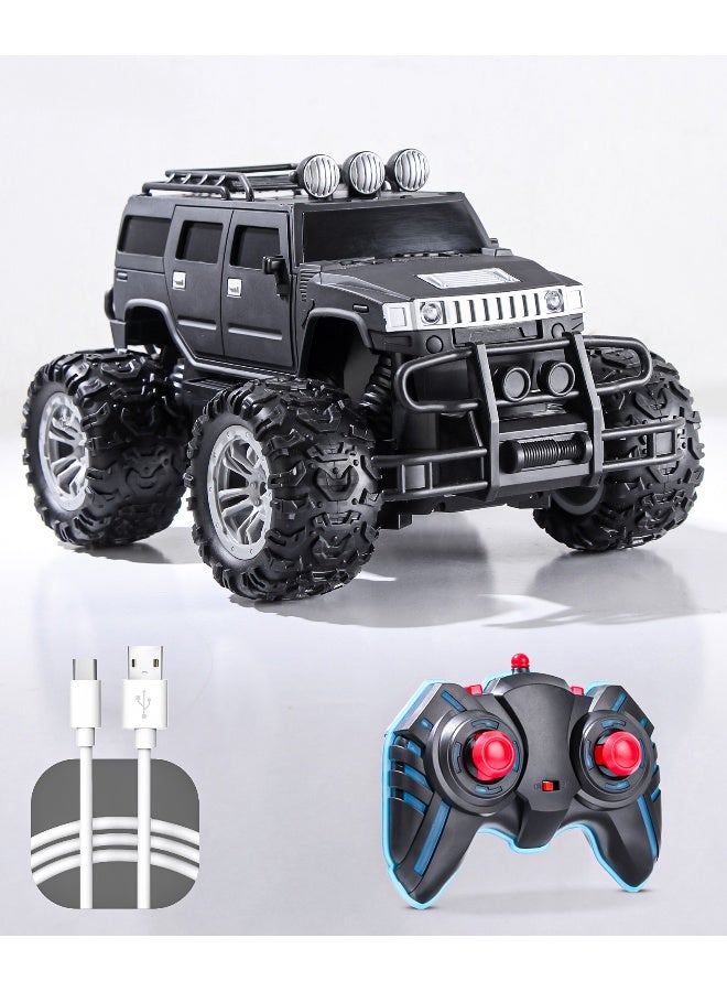 PlayNation Play Nation Off Road Rechargeable Remote Control Truck, Normal & Turbo Speed, 4 Headlight Modes, Advanced Suspension, 4 Years+, L 23 x B 16.4 x H 8.8 cm - Grey - Image 1