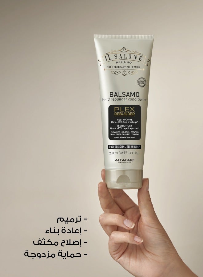 IL SALONE Plex Bond Rebuilder Conditioner For Reconstruction Very Damaged Hair 250 Ml - Image 5