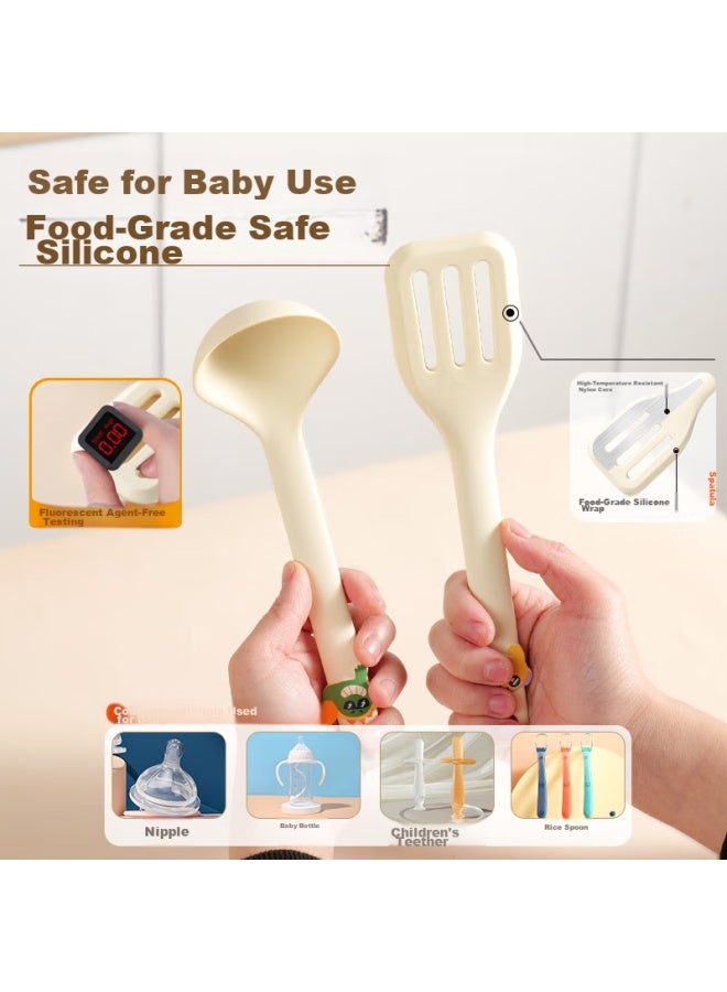 Bayco Rice Spoon, Non-stick, Heat-resistant, Upright Design, Rice Serving Spoon For Rice Cooker, Two Pieces, Bx3396 - Image 3