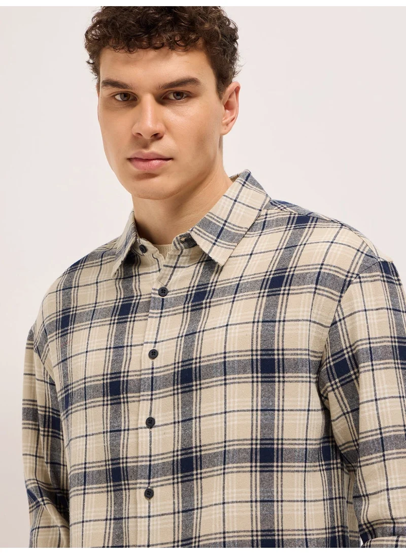 THE BEAR HOUSE  Men’s Long Sleeve Shirt – Classic, Comfortable and Stylish Essential for Work, Travel or Casual Outings for Men | Best Price UAE